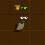 A player wearing Super Cape - Black with One Ring
