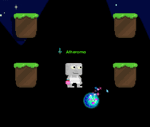 A player wearing the Discoball Companion.