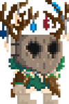A player wearing the full Druid Set.