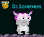 A player wearing the Space Rabbit Ears
