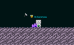 A player wearing the Arlequin Toad Pet