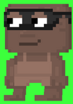 A player wearing the Burglar Mask