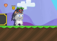 A player wearing a Reanimated Howly Hat.