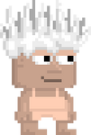 A player wearing the Shocking Hair
