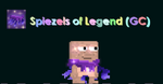 A player wearing Spiezels' Galactic Scarf.