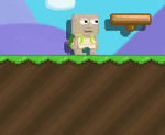 A player wearing a Soda Jetpack