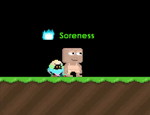 A player wearing the Easter Creature