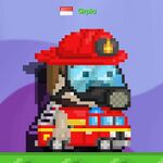 A player wearing the Firetruck